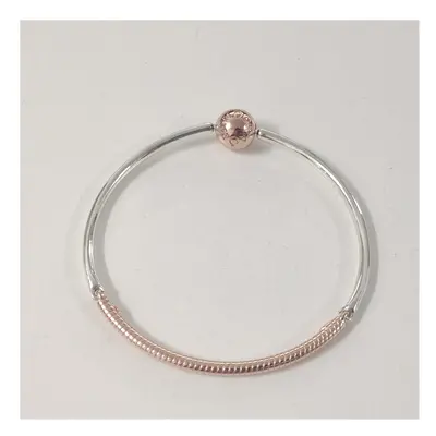 (17 cm) Pandora Moments Three-Link Pandora Rose Bracelet