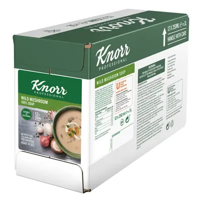 Knorr Professional 100% Wild Mushroom Soup Pouches - 12x250ml