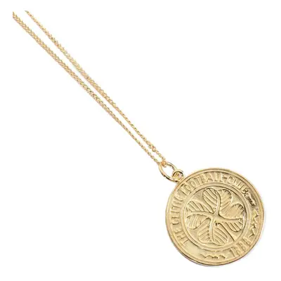 Celtic FC 18ct Gold Plated on Silver Pendant & Chain