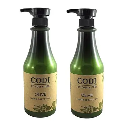 Codi Olive Hand & Body Lotion 750ml/25oz (pack of 2)