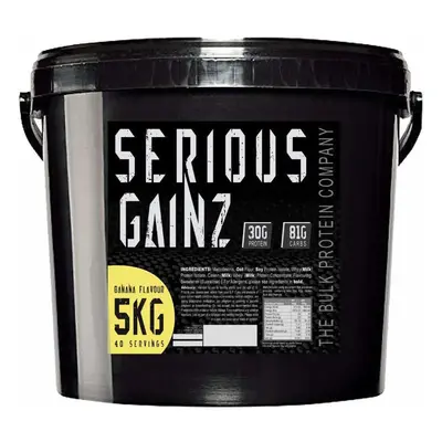 The Bulk Protein Company Serious Gainz Mass Gainer Powder, Banana, kg