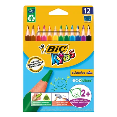 BIC Kids Evolution Triangle ECOlutions Colouring Pencils Pack