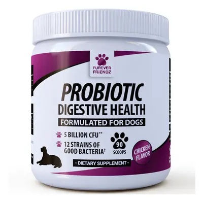 Dog Probiotic Digestive Health - Food Dietary Supplement - Advanced Formula