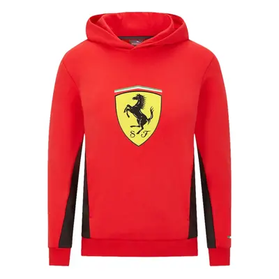 (L) Ferrari Fanwear Hooded Sweat (Red)