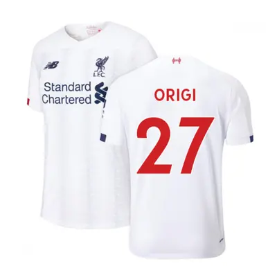 (L) Liverpool Away Football Shirt (Origi 27)