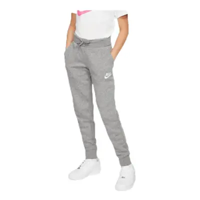 Nike Girls NSW Pe Pant Carbon HeatherWhite Large