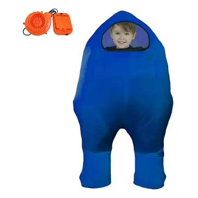 (Blue, Child) Among Inflatable Us Costume Toikido Yume Cosplay Halloween Book Week Blow Up