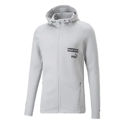 (XL) Man City Casuals Hoody Jacket (Grey)