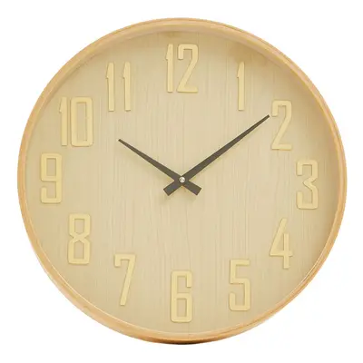 Functional Natural Wall Clock, Sleek And Sturdy Wall Clock For Kitchen, Versatile Clock For Indo