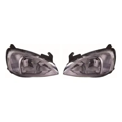 Vauxhall Combo Mk2 (H7/H7) Van 10/2001-6/2002 Headlights Lamps Pair O/S & N/S