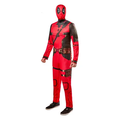 (L, Red/Black) Deadpool Unisex Adult Costume