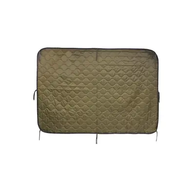 (Tan) Military Tactical Army Poncho Liner Camouflage Water Repellent Woobie Quilted Blanket Suit