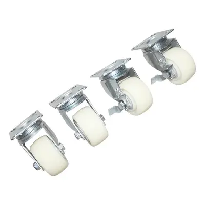 Polar Standard and Braked Castors (Set of 4)