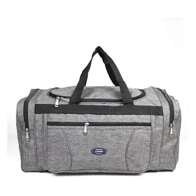 (Light Grey, XS) Multi-Size Oxford Fitness Training Gym Bag Durable Outdoor Travel Handbag Sport