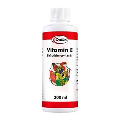 Quiko Vitamin E 200ml liquid - Highly effective fertilization vitamin for pet birds, racing pige