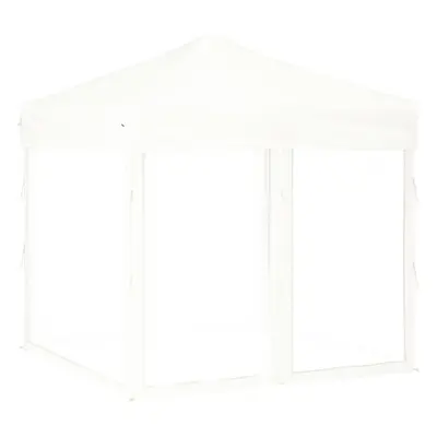 (white, x x cm) vidaXL Folding Party Tent with Sidewalls Pavilion Marquee Multi Colours/Sizes