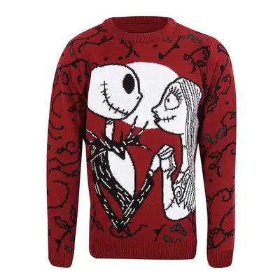 (2XL) The Nightmare Before Christmas Collage Knitted Christmas Jumper