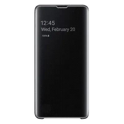 Compatible Samsung Galaxy S10 Protective Clear View Folio Cover Case - Black