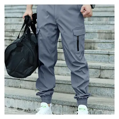 (grey, XXXL) Autumn Tactical Overalls Men&apos;s Stretch Leggings Breathable Outdoor Overalls Ca