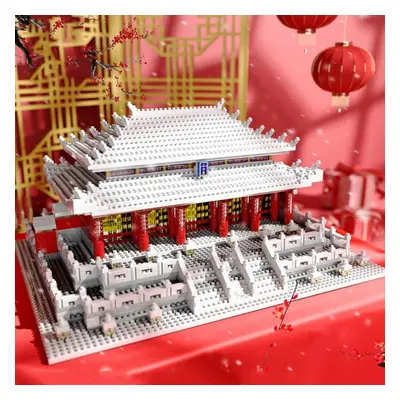 8049 World Architecture Hall Of Supreme Harmony Taihe Palace 3D Mini Diamond Blocks Bricks Build