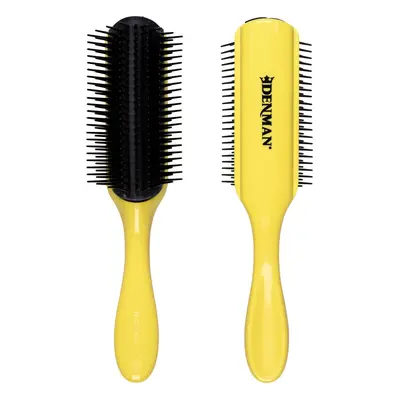 Curly Hair Brush D4 (Yellow) Row Styling Brush for Styling, Smoothing Longer Hair and Defining C