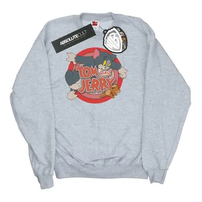 (M, Sports Grey) Tom and Jerry Mens Classic Catch Sweatshirt