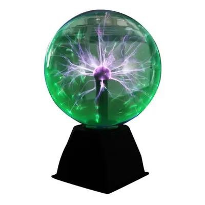 8 Inches Green Light Plasma Ball Electrostatic Voice-controlled Desk Lamp Magic Light