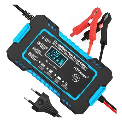 (blue) Car Jump Starter Power Bank 12v Portable Car Battery Booster Charger Starting Device Petr