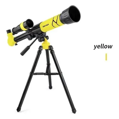 (yellow) Hd Professional Astronomical Telescope For Students Educational Science Monocular Starg