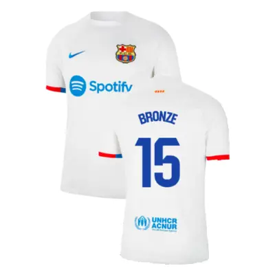 (XL) Barcelona Away Shirt (Bronze 15)