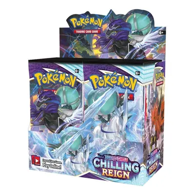 36pc Pokemon TCG: Sword & Shield Chilling Reign Booster Box