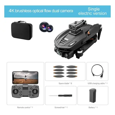 (black, 4K battery) New V168 Drone 8k 5g Gps/optical Flow Professional Hd Aerial Photography Dua