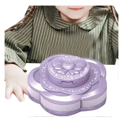 (Sye-09 Layers) Girls Makeup Toy Set - Flower Shape Princess Cosmetic Pretend Play Toys,washable