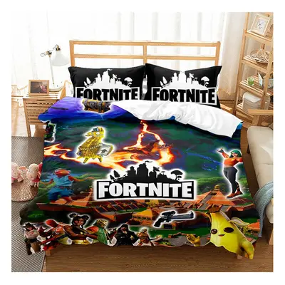 (Pattern 09, Double) Fortnite Bedding Single Double Duvet Cover UK