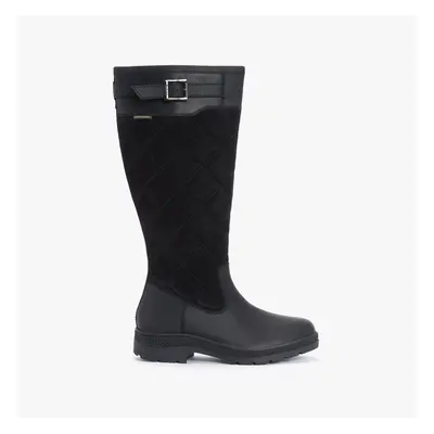 (UK 6, Black) Barbour OAK Womens Waterproof Tall Boots Black