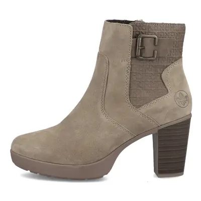 (UK 6, Beige) Rieker Y2252-64 Womens Ankle Boots Beige