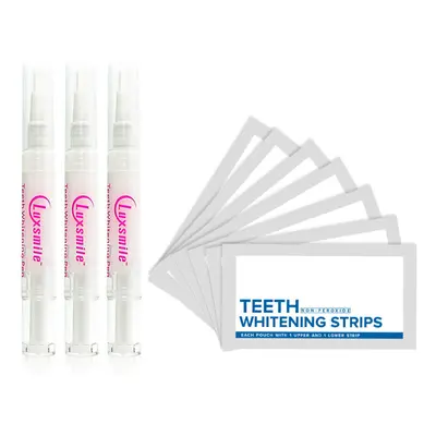 (7pcs pen) Luxsmile Dental Teeth Whitening Gel Pen Oral Care Remove Stains Bleaching