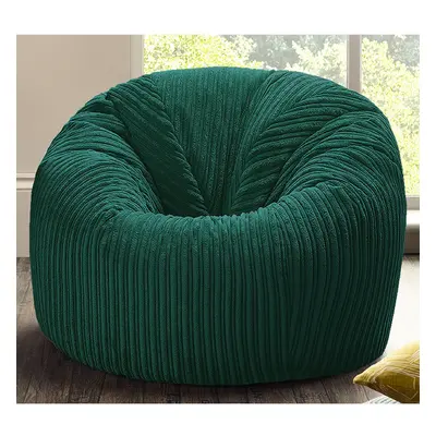 (Teal) Childrens Jumbo Cord Beanbag Chair Cord Beanbags Plush Jumbo Cord Bean bags Ready Filled