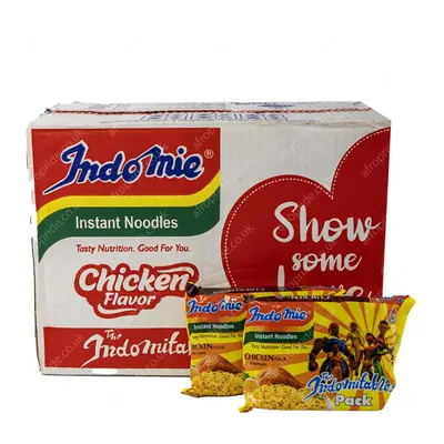 (120) (Pack of 40) Indomie Instant Noodles Chicken Flavor 70g