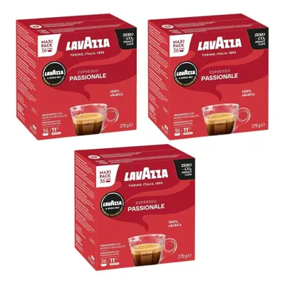 A Modo Mio Espresso Passionale Coffee Capsules (Pack of 3, Total Pods)