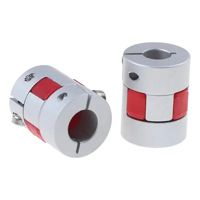 (6mm) 5mm Aluminum Coupler Connector OD25mm x L30mm CNC Stepper Motor Shaft Coupling