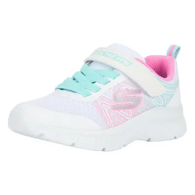 Skechers Microspec Plus-Swirl Sweet Sneaker White/Multi US Unisex Little Kid