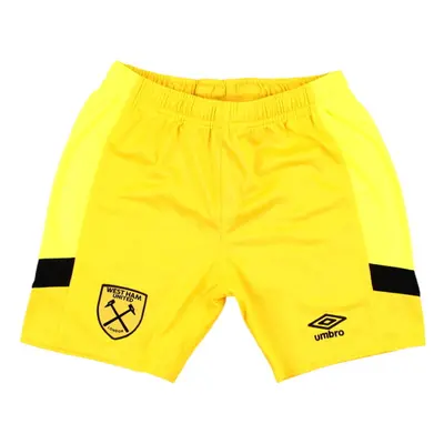 (LB) West Ham Goalkeeper Change Shorts (Yellow) - Kids