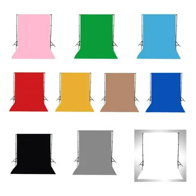 5x7FT Vinyl White Green Black Blue Yellow Pink Red Grey Brown Pure Color Photo Background Photog