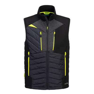 (3XL, Black) Portwest Mens DX4 Baffled Hybrid Gilet