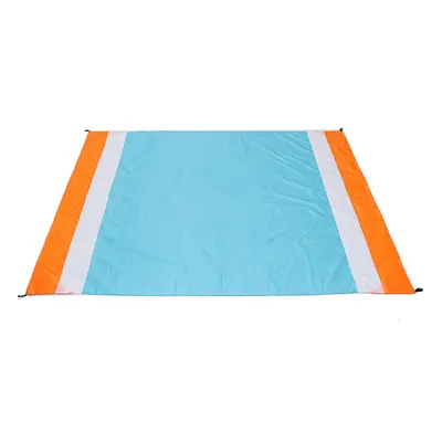 (Orange) 200x210cm Beach Mat Sand Free Blanket Waterproof Picnic Pad Oversize Sunshade Canopy Ou