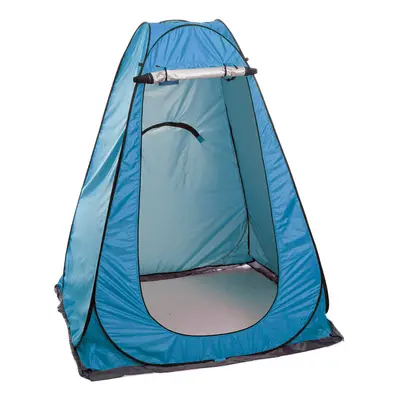 (Blue) Portable Folding Shower Tent Shelter Outdoor Camping Tent Emergency Toilet Room