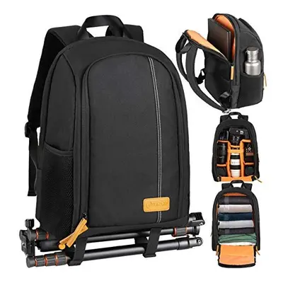 TARION Camera Backpack, Photography Backpack with Large Capacity, Padded Insert, 15'' Laptop Com