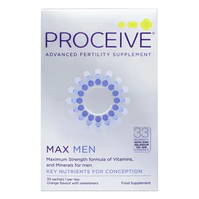 Proceive Advanced Fertility Supplement Max Men Sachets