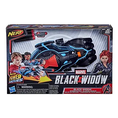 Power Moves Marvel Black Widow Stinger Strike NERF Dart-Launching Roleplay Toy for Kids, Include